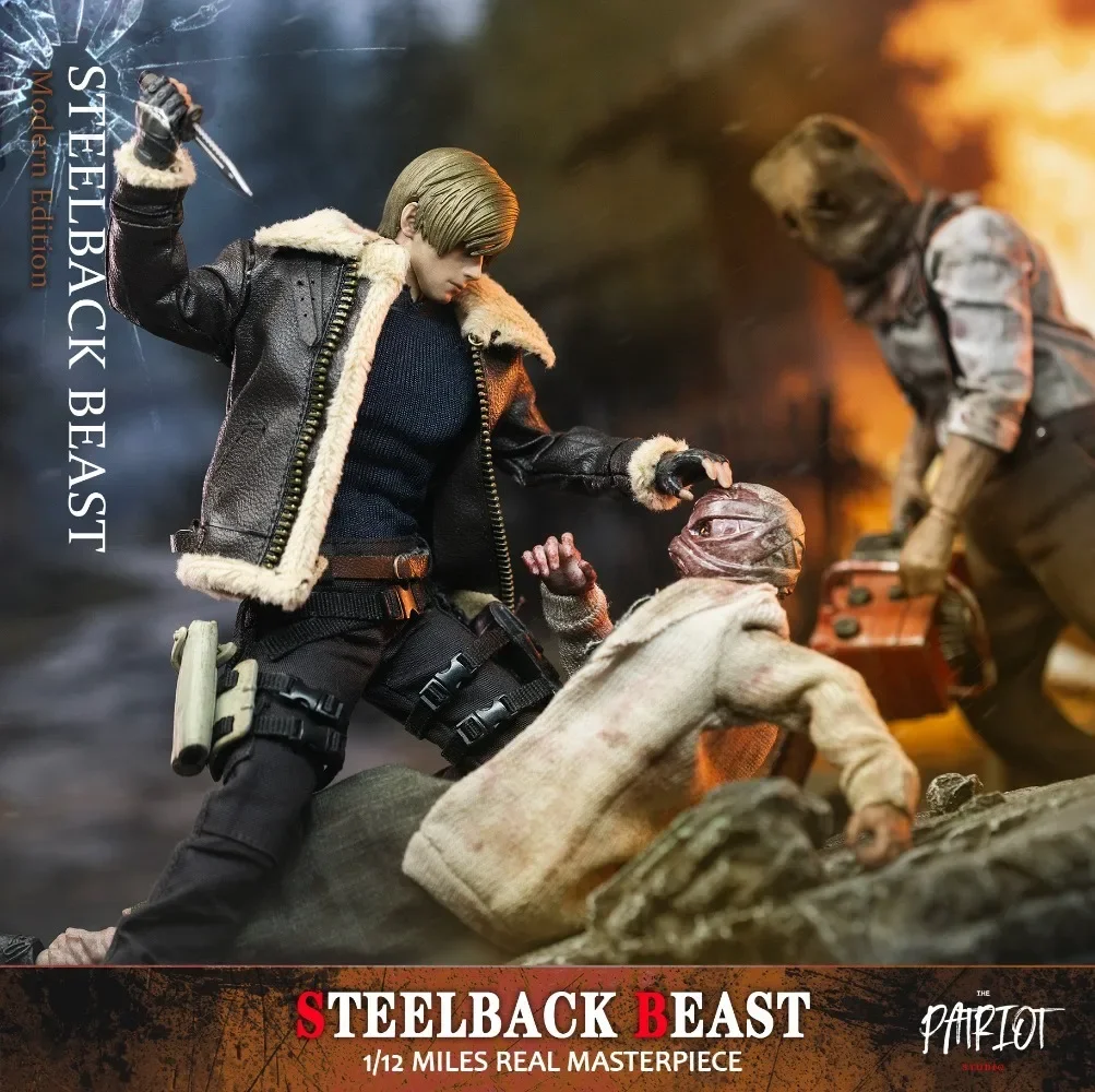 В наличии: Фигурка Patriot Studio Leon S Kennedy STEELBACK BEAST, 6 дюймов, с различными аксессуарами
