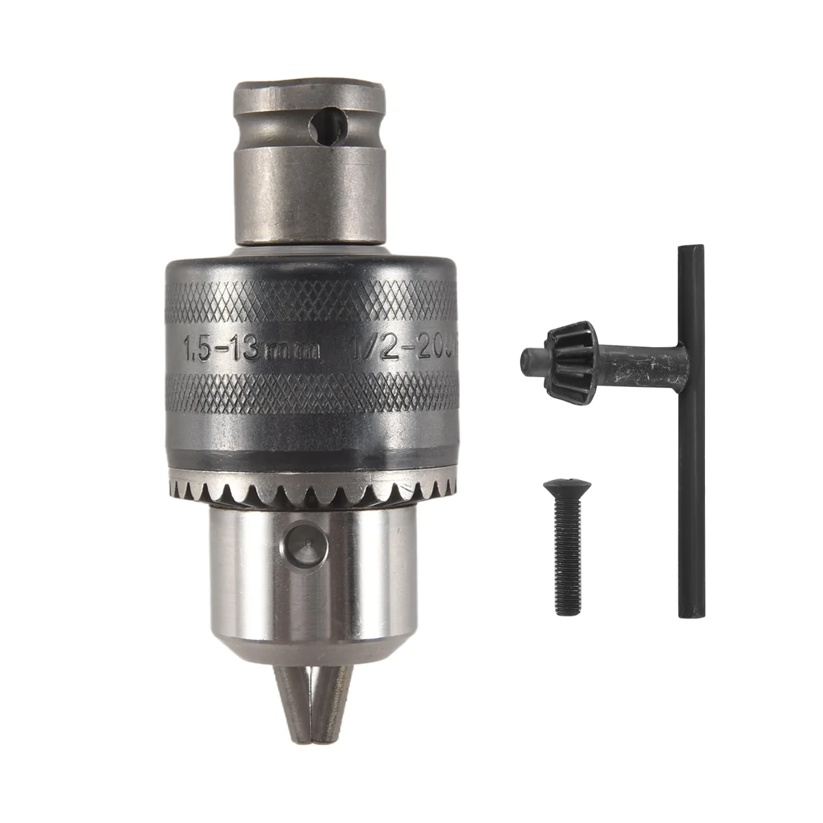 Adaptador de taladro de portabrocas N87R de 1,5-13mm, llave de impacto cambiada de 1/2 pulgada para taladros eléctricos