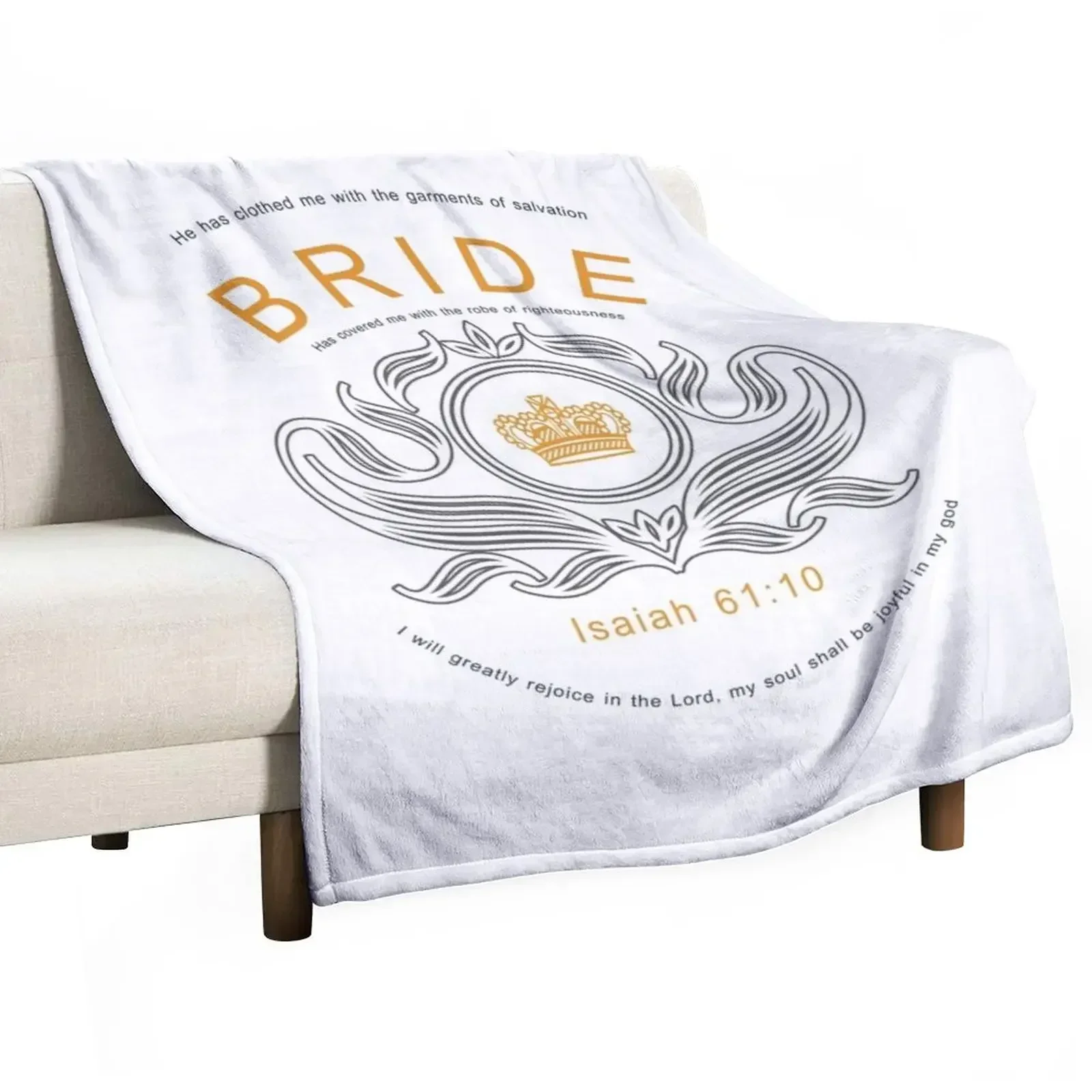 Bride of Christ Throw Blanket Summer christmas gifts Blankets