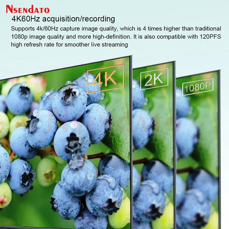 Ezcap382 게임링크 네오 프로 4K 60fps HDMI USB C HDR 게임 비디오 캡처 그래버 카드 컴퓨터 Xbox TV용 VRR 패스스루 지원