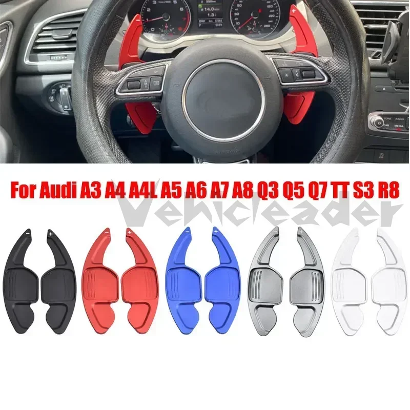Car Steering Wheel Shift Paddle Shifter Gear Extention For Audi A3 A4 A4L A5 A6 A7 A8 Q3 Q5 Q7 TT/TTS S3 S4 S6 S7 S8 R8
