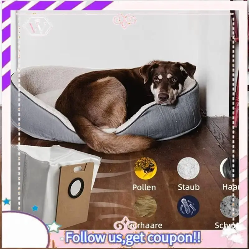 Kantong Debu Tahan Lama untuk TP-Link Tapo RV30 Max Plus/RV20 Max Plus/Lydsto R1 Edge/Miwhole M9 Lite/Roidmi Eve Rook Bagian Vakum 15 Buah