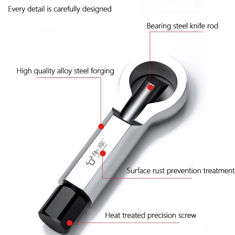 [TL]1PCS Heavy Duty Alloy Steel Nut Splitter Set 9 To 27mm Rusty Nut Cracker Remover Tools Kit For Manual Extraction