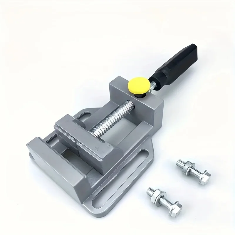 

Сверхмощные настольные тиски из алюминиевого сплава с плоской губкой, быстроразъемный настольный зажим, многофункциональная подставка для электрической дрели, деревообработка