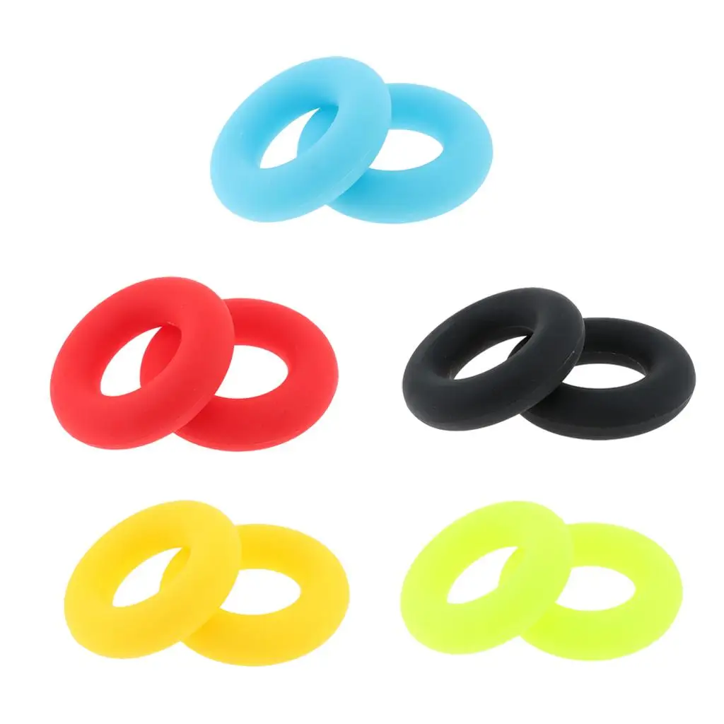 Silicone Hand Grips Forearm Strength Gripper,Improves Strength Prevents Stiffness Stress (2 Pcs)