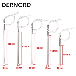 DERNORD 220 V 300 W Zündkerzen-Zündpellet 10 x 100 mm/155 mm/160 mm/170 mm/180 m Herdkartusche Zünder Heizelement