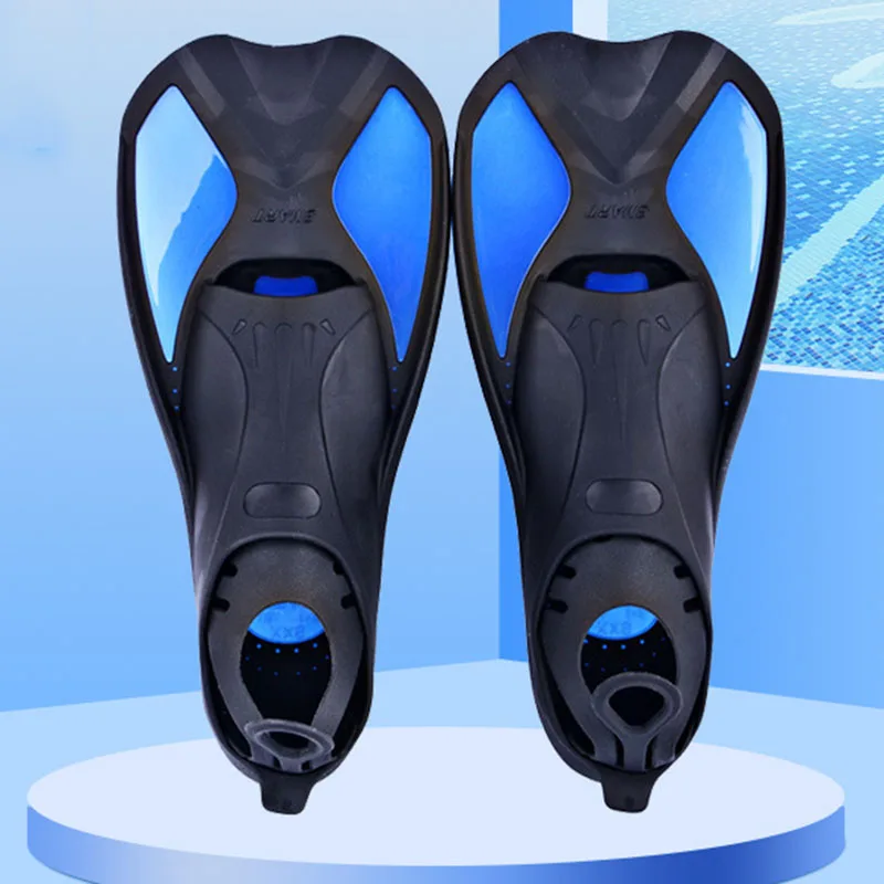 Oulylan Adult Diving Flippers Swimming Fins Adult Snorkeling Foot Flippers Scuba Fins Beginner Swimming Equipment Portable