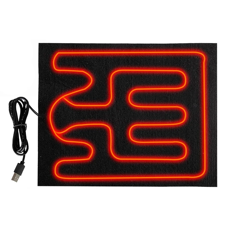 แผ่นให้ความร้อนแบบ USB แผ่นทำความร้อนสำหรับสัตว์เลี้ยงแผ่นทำความร้อนแบบอุ่นพับได้กันน้ำ keset mobil ให้สัตว์เลี้ยงสัตว์เลื้อยคลานฤดูหนาวปีนเขาที่อบอุ่น