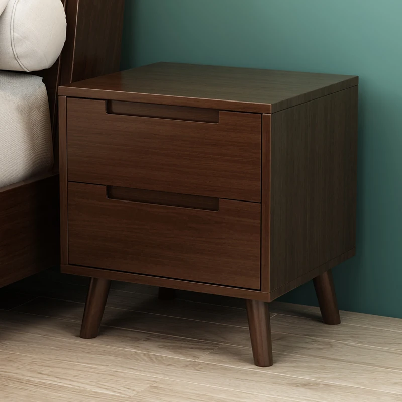 

Minimalist Modern Nightstands Nordic Solid Wood Narrow Center Side Table Organizers Aesthetic Kids Design Muebles Home Furniture