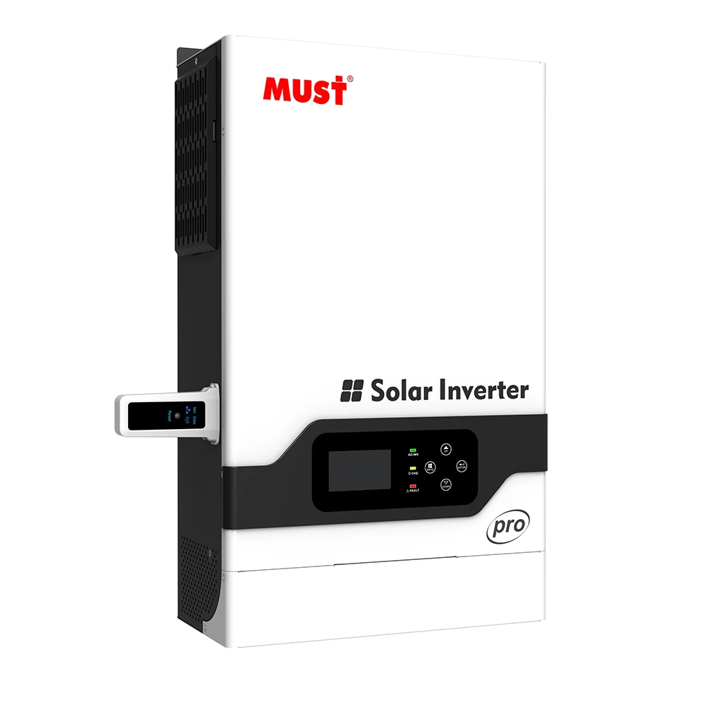 MUST inverter PH18-3024 PRO 3000w pure sine wave high frequency 3kw solar hybrid inverter and power wall