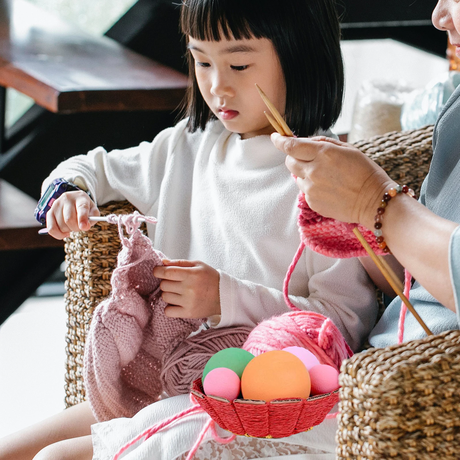 

3 Pcs Basket Weaving Materials Kids Diy Paper Flower Basket Making Supplies Craft Kits Safe Creative Fun Educational Toy