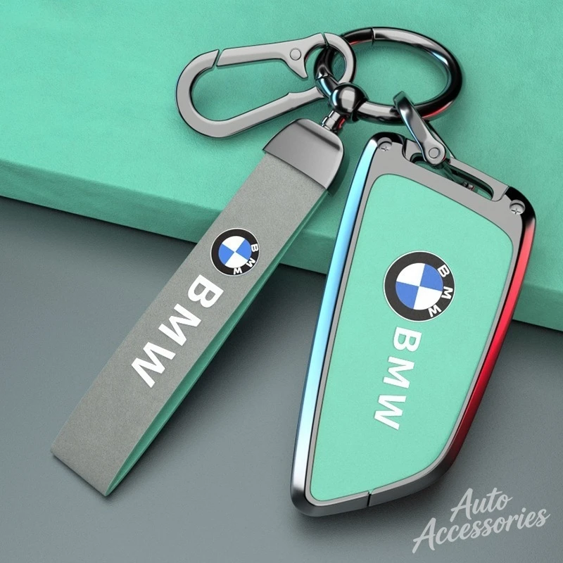Newly Car Metal Smart Remote Key Case Cover Protective Shell Auto Keychain Accessories For BMW F20 G20 G30 X1 X3 X4 X5 G05 X6 view 3
