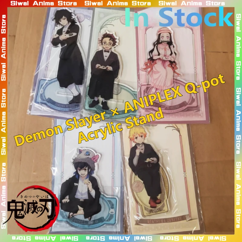 

Demon Slayer × ANIPLEX Q-pot акриловые фигурки-подставки полный набор Kamado Tanjirou Rengoku Kyoujurou украшения Декор коллекционные подарки