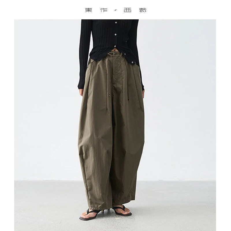 Relaxed and Casual~ Women's Balloon Pants, Loose Wide-Leg Casual Pants, Slimming Cotton Long Pants, Spring 2026