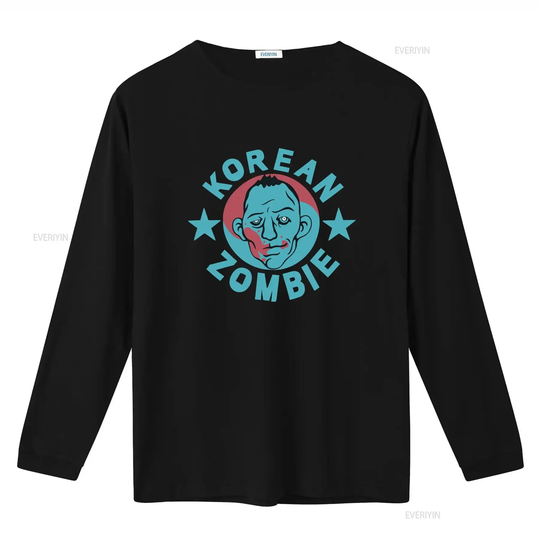 Korean Zombie Chan Sung Jung Print T Shirt for Men Stylish and Unique Design vintage Washed Versatile fashion streetwear