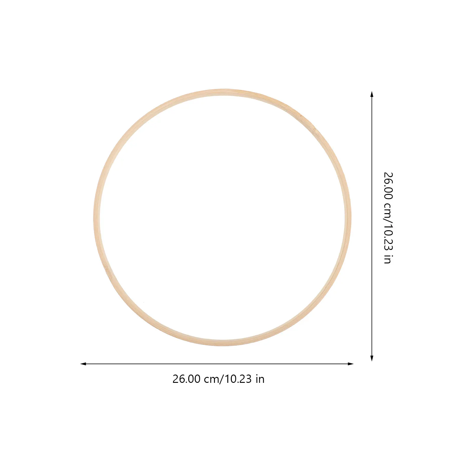 

4pcs Bamboo Embroidery Hoops Reusable Cross Stitching Rings Sewing Craft Diy Durable 3 Inch Needlework Quilting Decoration