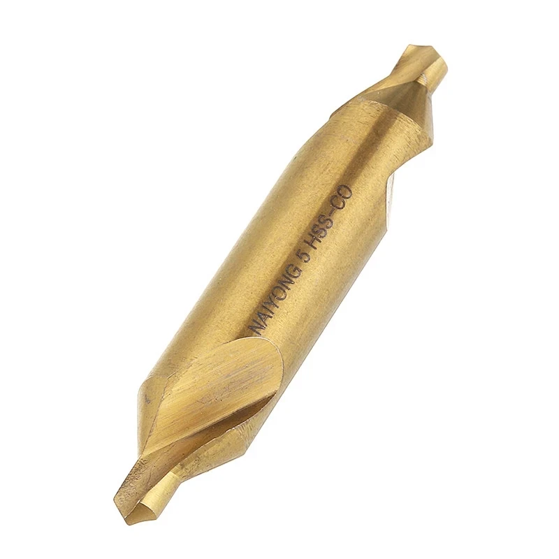 HSS M35 Cobalt Center Drill Bit 1/1.5/2/2.5/3/5/6mm standard 60 Degree Angle Countersink Drill Bit with a double end