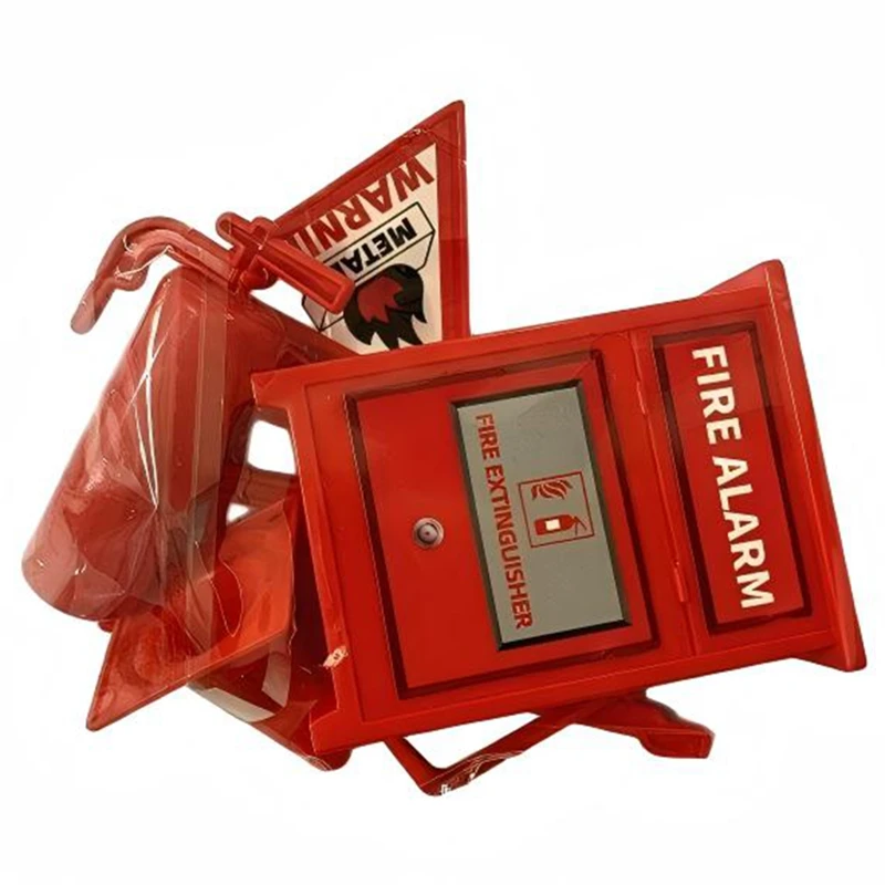 Nieuwste 9-items / veel miniatuur vuurautomodel snelle verzending educatieve accessoires schietrekwisieten voor kinderen volwassen doe-het-zelf