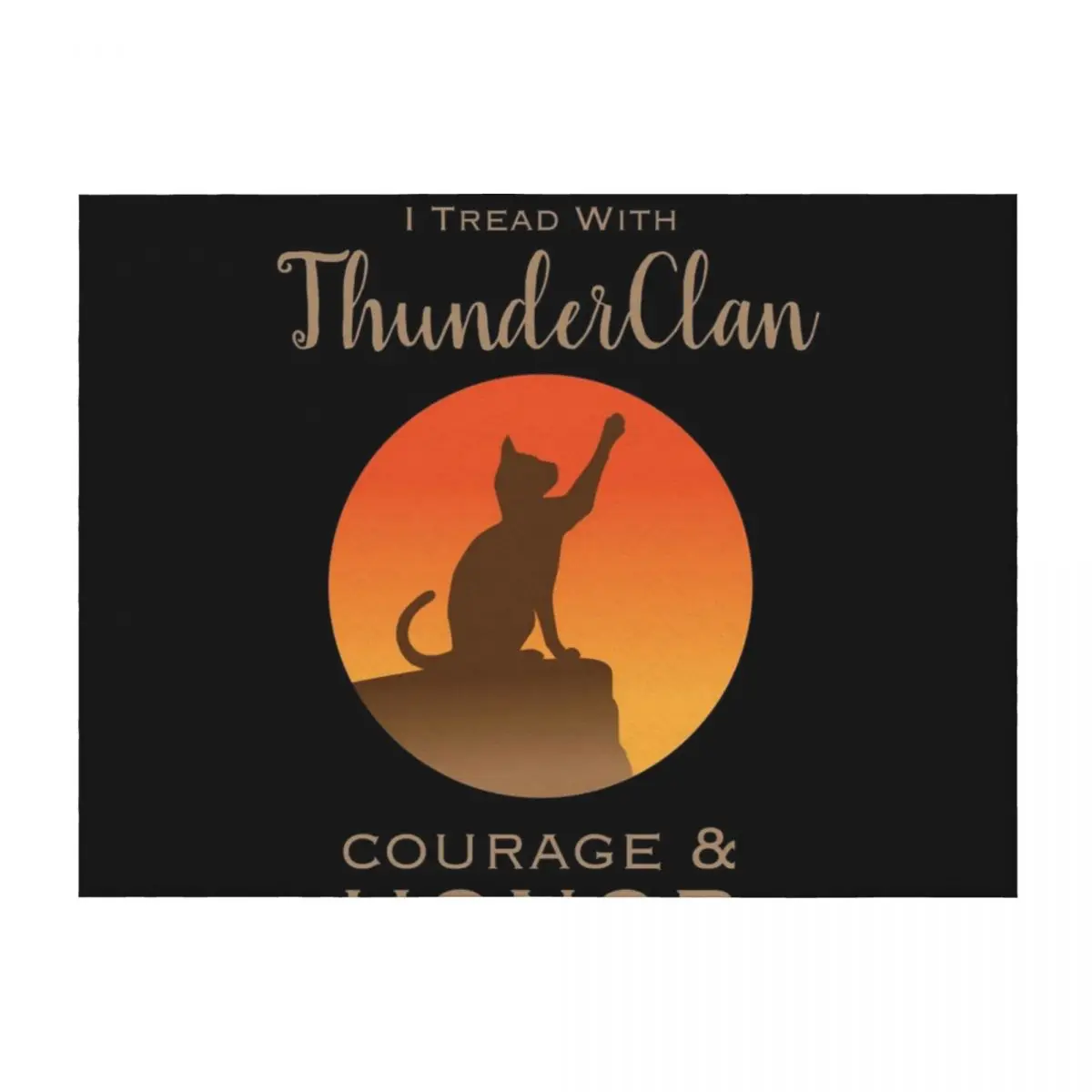 

ThunderClan Pride Fitted Scoop Throw Blanket Flannel Fabric Hair Luxury St Blankets
