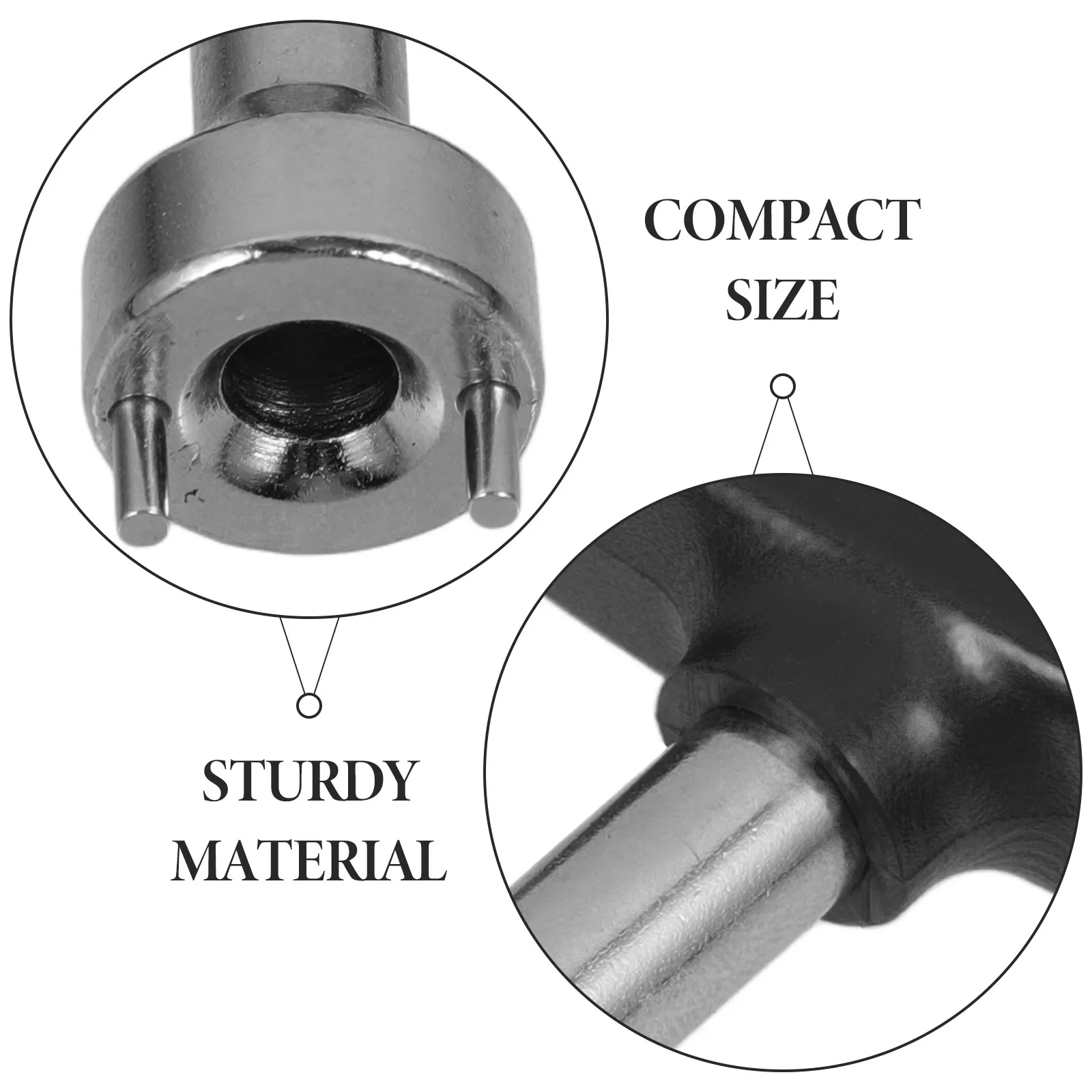 

Ключ для шипов для гольфа без шестерен, с черной пластиковой ручкой, для снятия длинных шипов, эргономичный, с текстурированной рукояткой