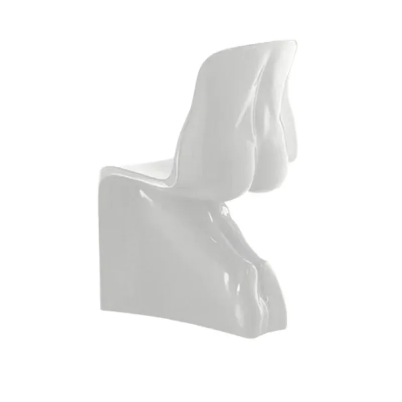 

Men's and women's human body leisure chair personalized office negotiation chair fiberglass butt modeling S chair