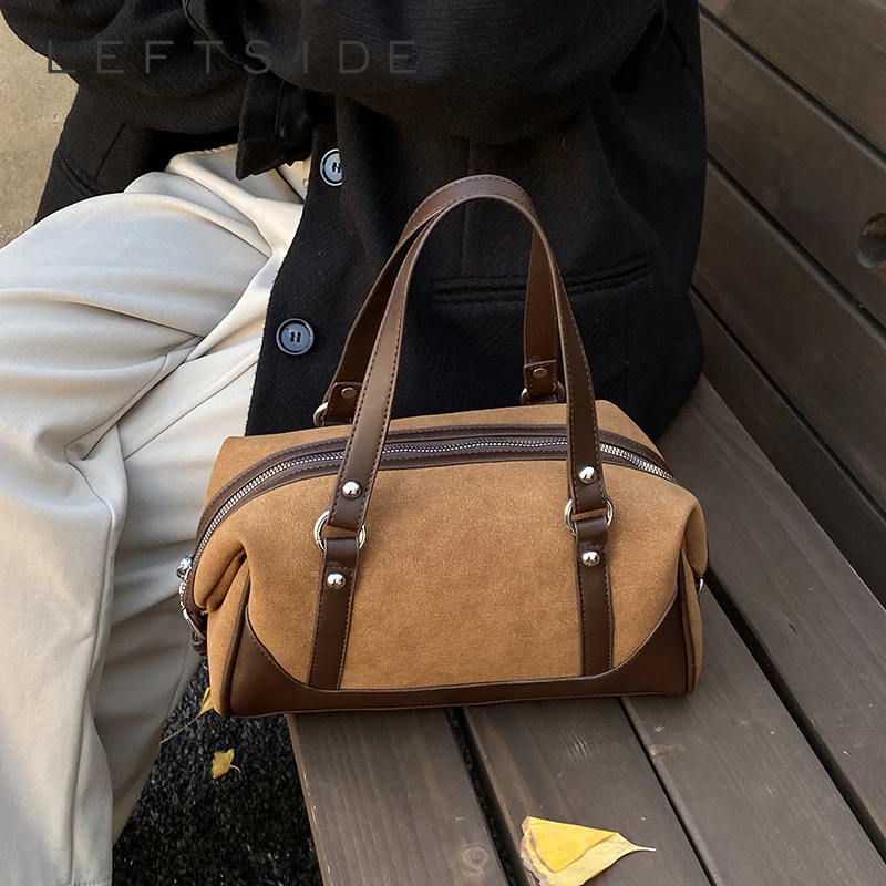 

LEFTSIDE Women Small Shoulder Bag 2025 Winter New Trend Pillow Crossbody Bags Luxury Brand Solid Color Handbags and Purses