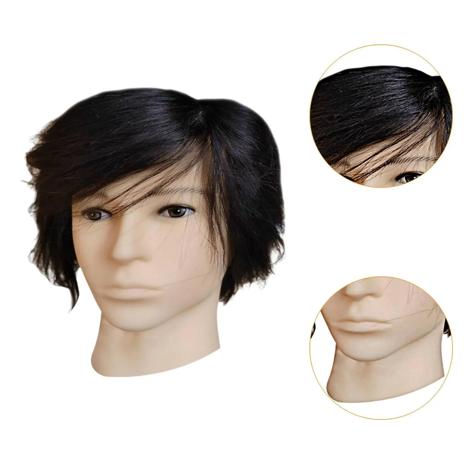 Testa di manichino con pratica di accessori multifunzionali per cosmetologia dei capelli