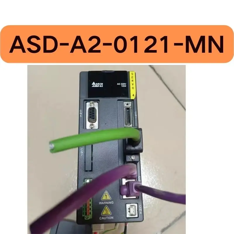 Second hand ASD-A2-0121-MN servo driver 1KW tested OK, function intact