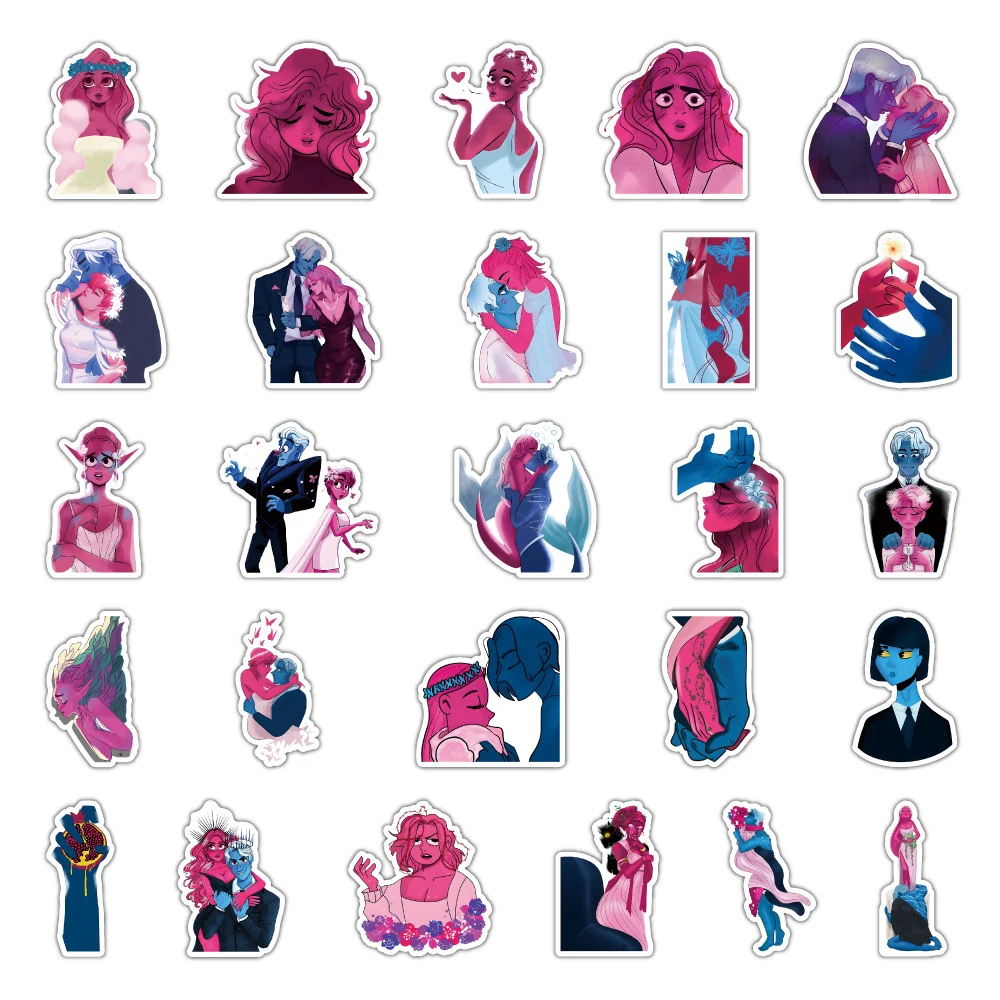 10/30/50/100PCS Anime Lore Olympus Romance Love Stickers Skateboard Guitar Car Phone Motorcycle Luggage Laptop Cool Sticker