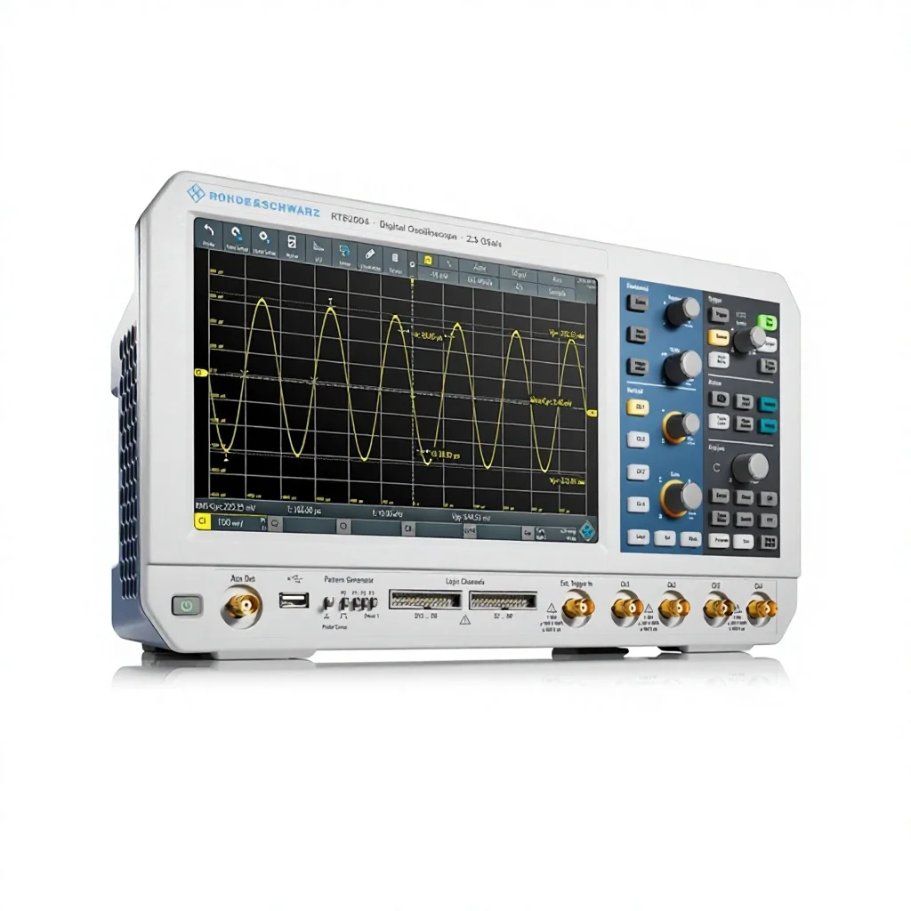 R&S Rohde Schwarz High Precision Digital RTB2004 Quad Channel Oscilloscope 2.5 GS/s Sampling Rate 16-bit Resolution Capacitive