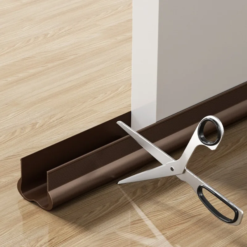 1PC Hot PVC flexible door bottom soundproof board Under Door Draft Stopper Sealing Strip SoundProof  Weatherstrip Draft Guard