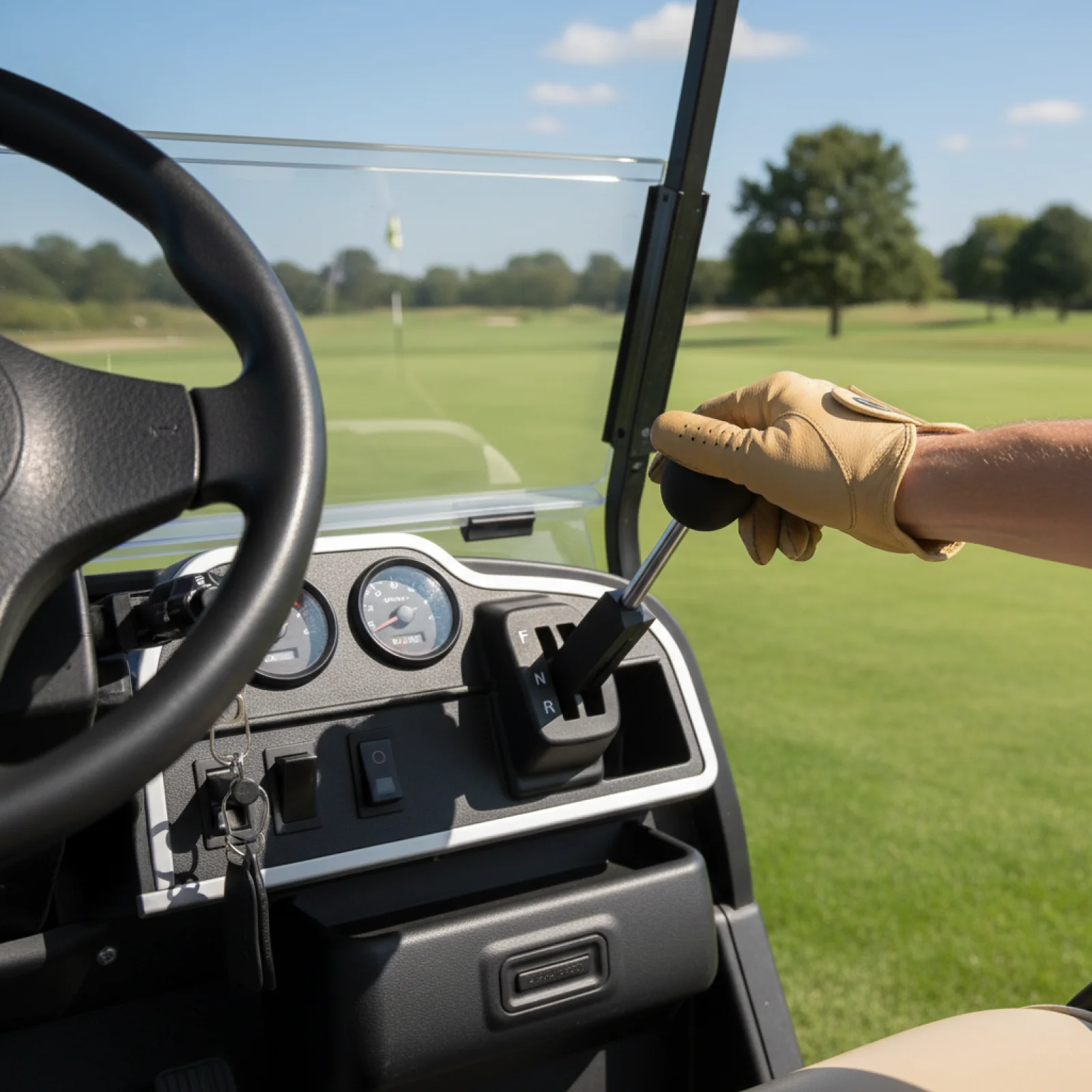 

Golf Cart Shift Lever Handle Kit Durable PP Metal Direct Repair Tools for Golf Pitch Repair Tool