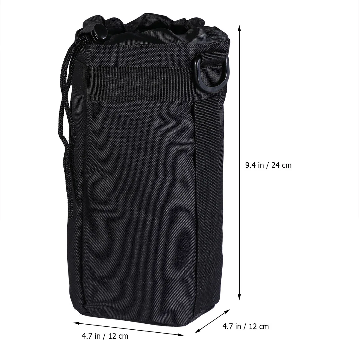 

Water Bottle Bag Portable Outdoor Kettle Bag Comfortable Wearable Breathable Pouch Adjustable Buckle for Sports Activities