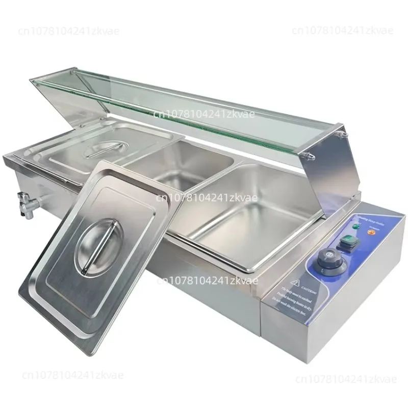 Restaurant Catering Equipment 3-Pan Electric Bain Marie Food Warmer in Nanchang