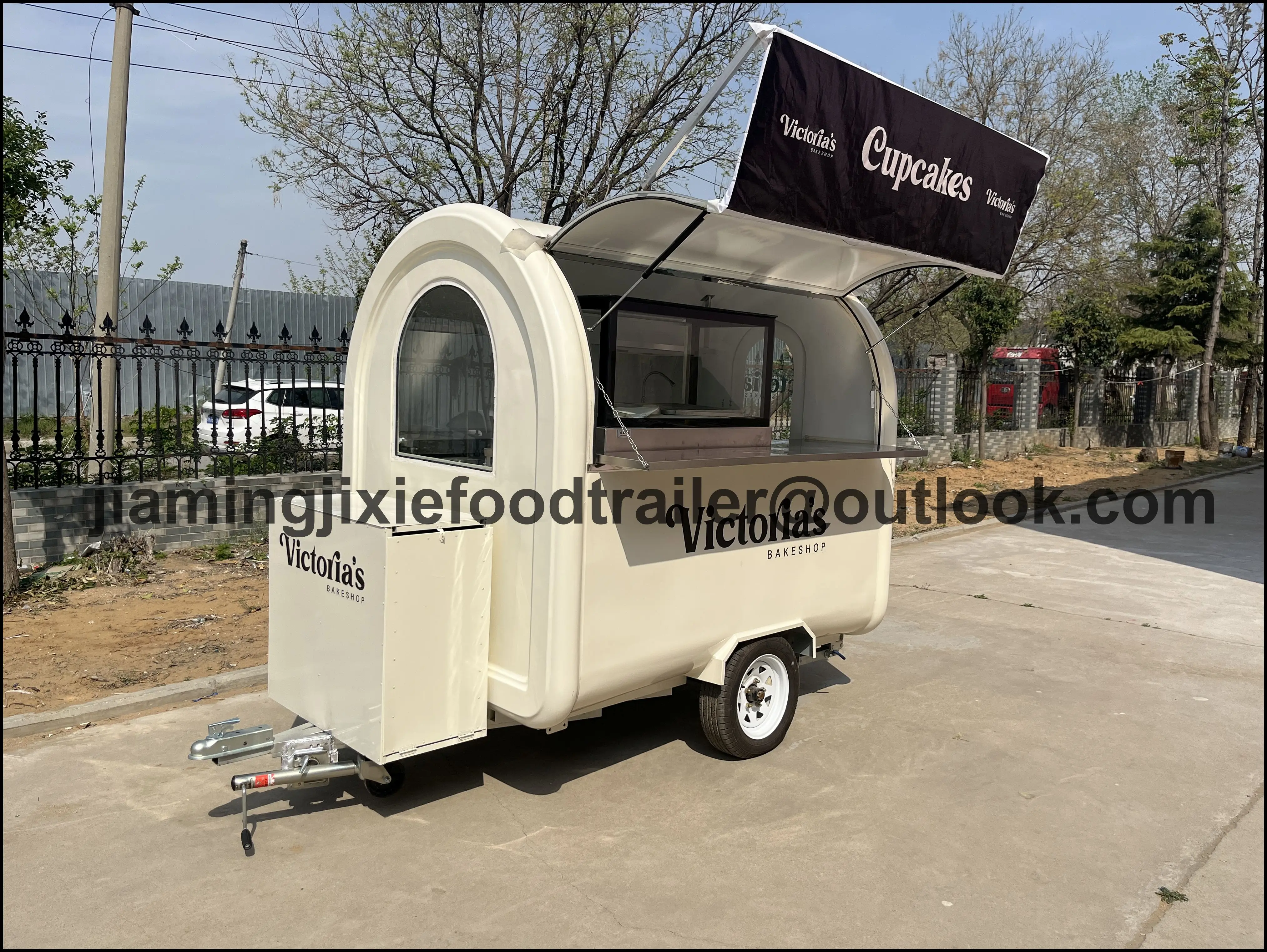 Multi-function Shaved Ice Cart China Food Trailers Fully Equipped Hot Dog Coffee Ice Cream Truck with Full Kitchen
