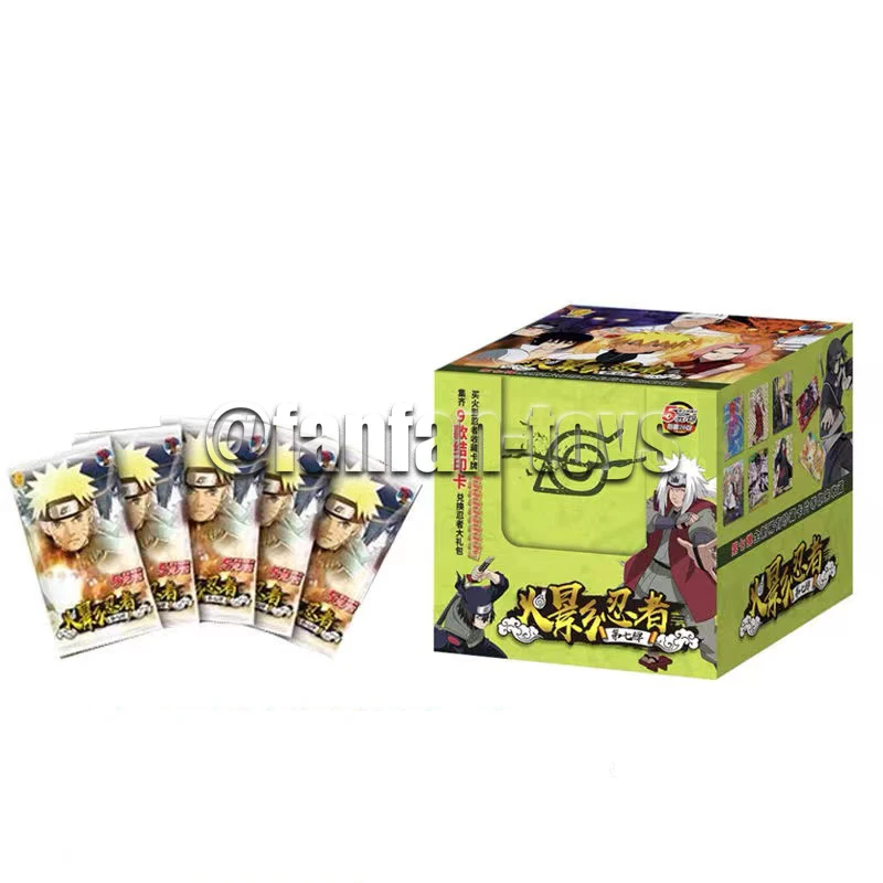 5/25/100 Pcs Anime Naruto Cartoon Card Shippūden Kakashi TCG SR Rare Trading Collection Cards Battle Carte for Children Gift Toy