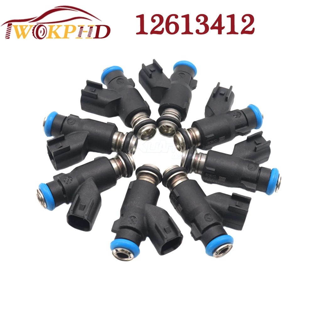 Car 8pcs Fuel Injectors Nozzle For Chevrolet Express Silverado Suburban For GMC Savana Sierra Yukon XL FJ10736 28076139 12613412