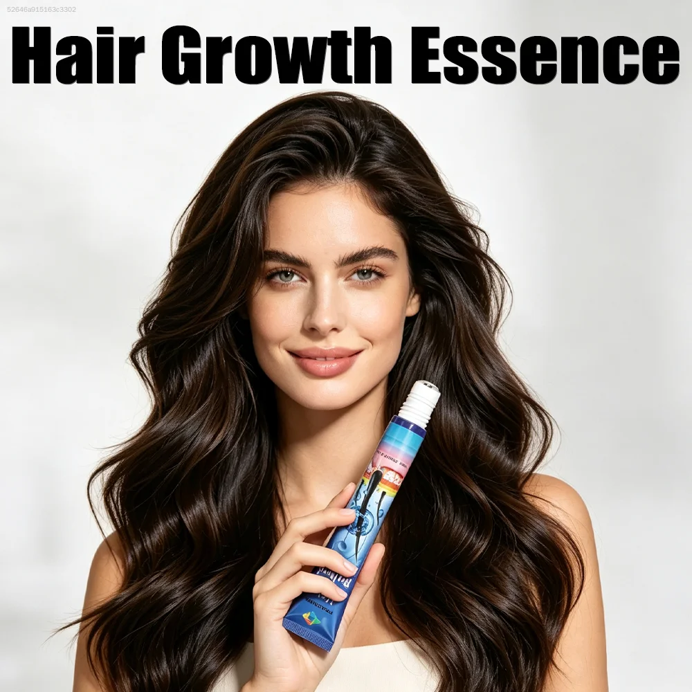 Hair Vitality Roller‑On Serum, Optimize Scalp State, Lessen Hair Shedding, Silky Finish