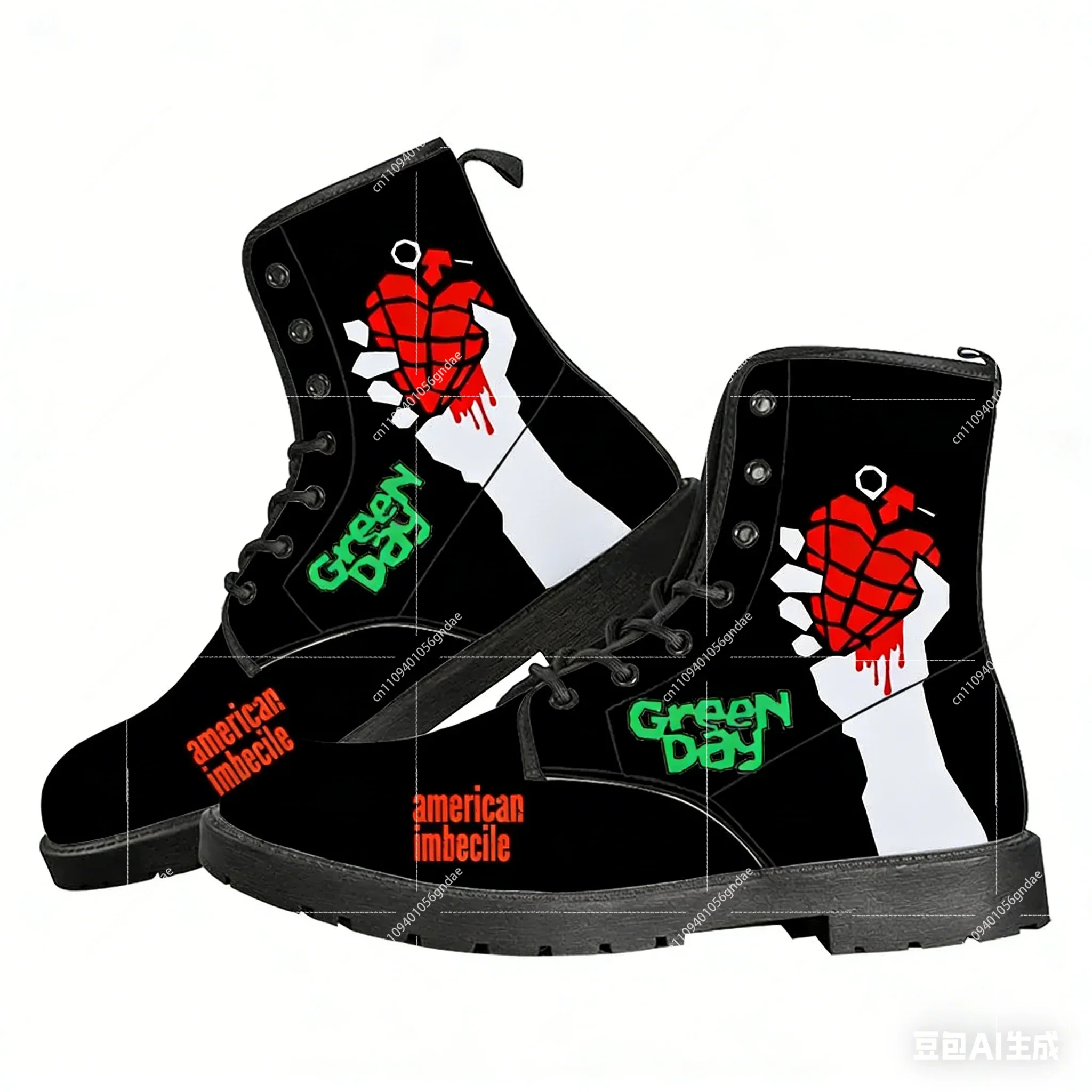 

Повседневные ботинки Green Day Pop Rock Band для мужчин, женщин и подростков, модные 3D-ботинки, уличная обувь высокого качества, изготовленная на заказ