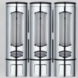 400ml Soap Dispenser Wall-mount Shower Bath Shampoo Dispenser Liquid Soap Container Bathroom Hotel Washroom Accessories for