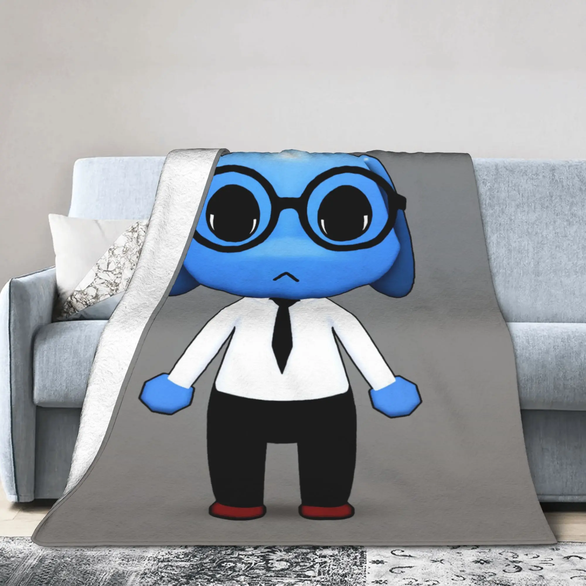 Horror Gamer Animals Hospitals Blankets Fleece  Super Warm Throw Blankets for Outdoor Travel Bed Rug