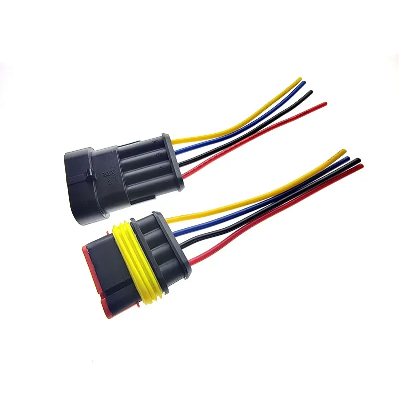 

Auto wire connector 1 2 3 4 5 6 Way 1P 2P 3P 4P 5P auto connector Male & Female Waterproof Electrical Connector Plug with cable