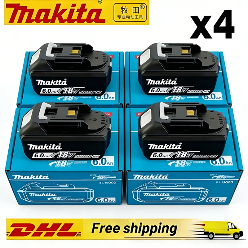 

neworiginal Makita battery 18V 6.0Ah 2Ah rechargeable battery,replacing Makita BL1830BL1840BL1850BL1860B, power tool batter