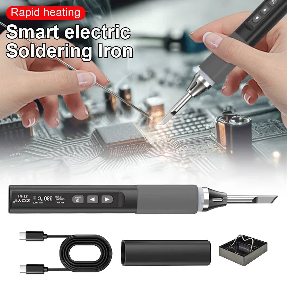 ZOYI ZT-N1 Smart Soldering Iron 96W Portable Constant Temperature Welding Pen For Electrician Home Maintenance Welding