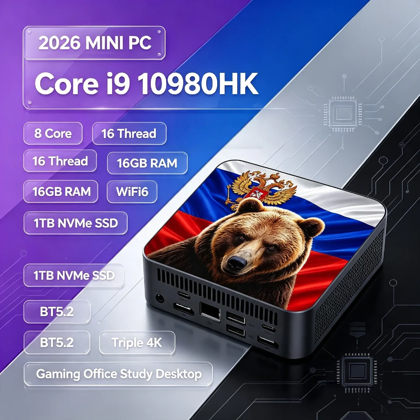 インテル-core-i9-10980hk-ミニpc-16gb-ram-1tb-2tb-ssd-m2-低消費電力-nvme-wifi-6-bt52-デスクトップコンピューター-プロユニット