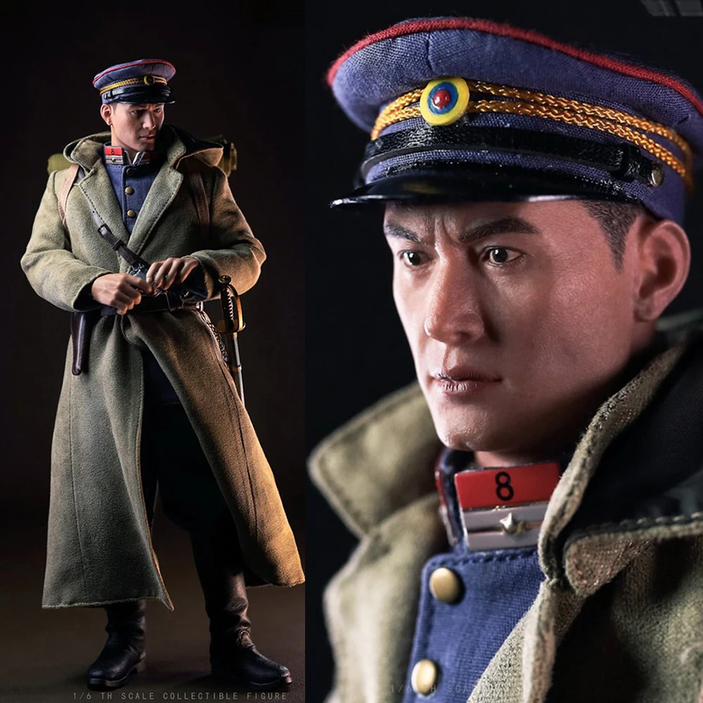 YIBO 003 Figurka kolekcjonerska w skali 1/6 The Revolution Of 1911 Military War Dolls Pełny zestaw 12 cali Mężczyźni Żołnierz Figurka akcji Ciało