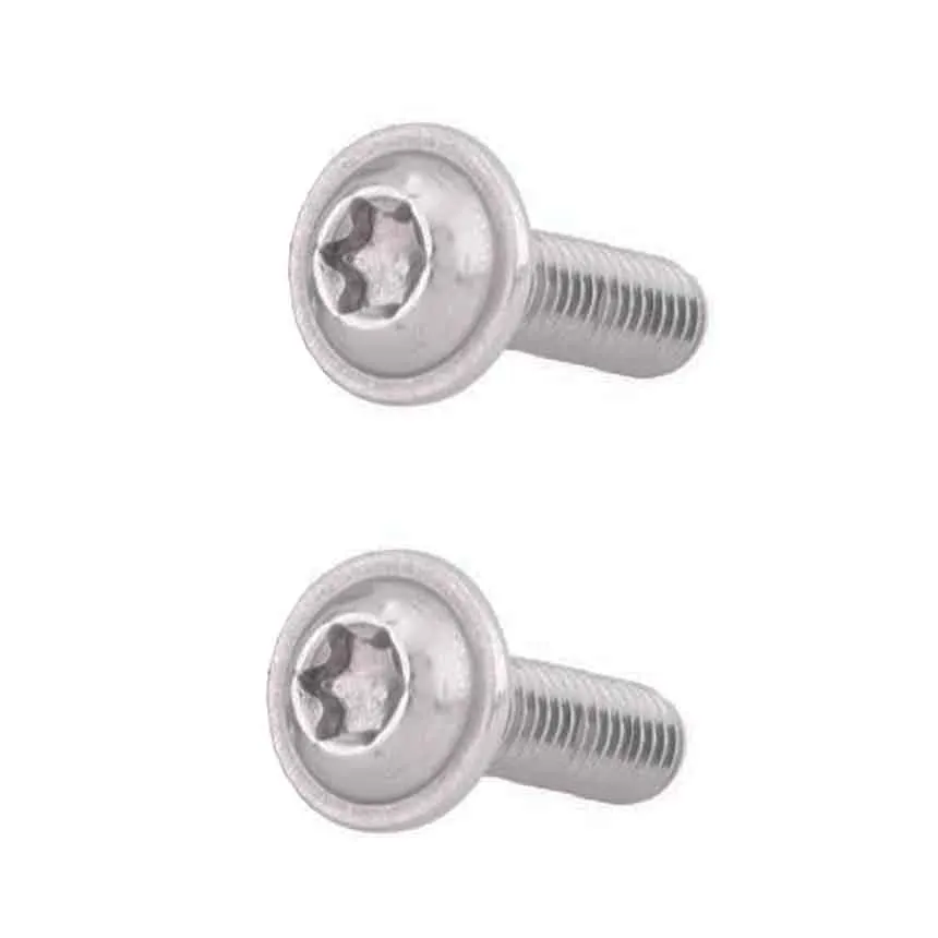 M2.5 M3 M4 M5 M6 304 Stainless Steel Round Torx Six Lobe Hexalobular Internal Button Head Security Flange Screw Bolt With Washer