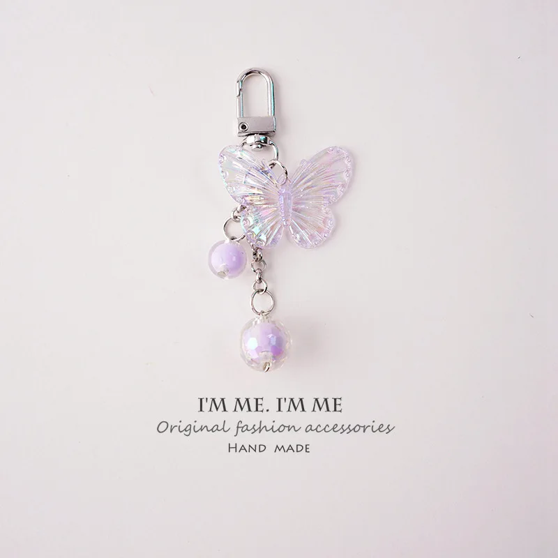 36 Stück/12 Set rosa Schmetterlings-Anhänger-Schlüsselanhänger, geeignet für Geburtstagsfeiern, Hochzeitsgeschenke, Taschendekorationen und kleine Geschenke für R – Detail 6