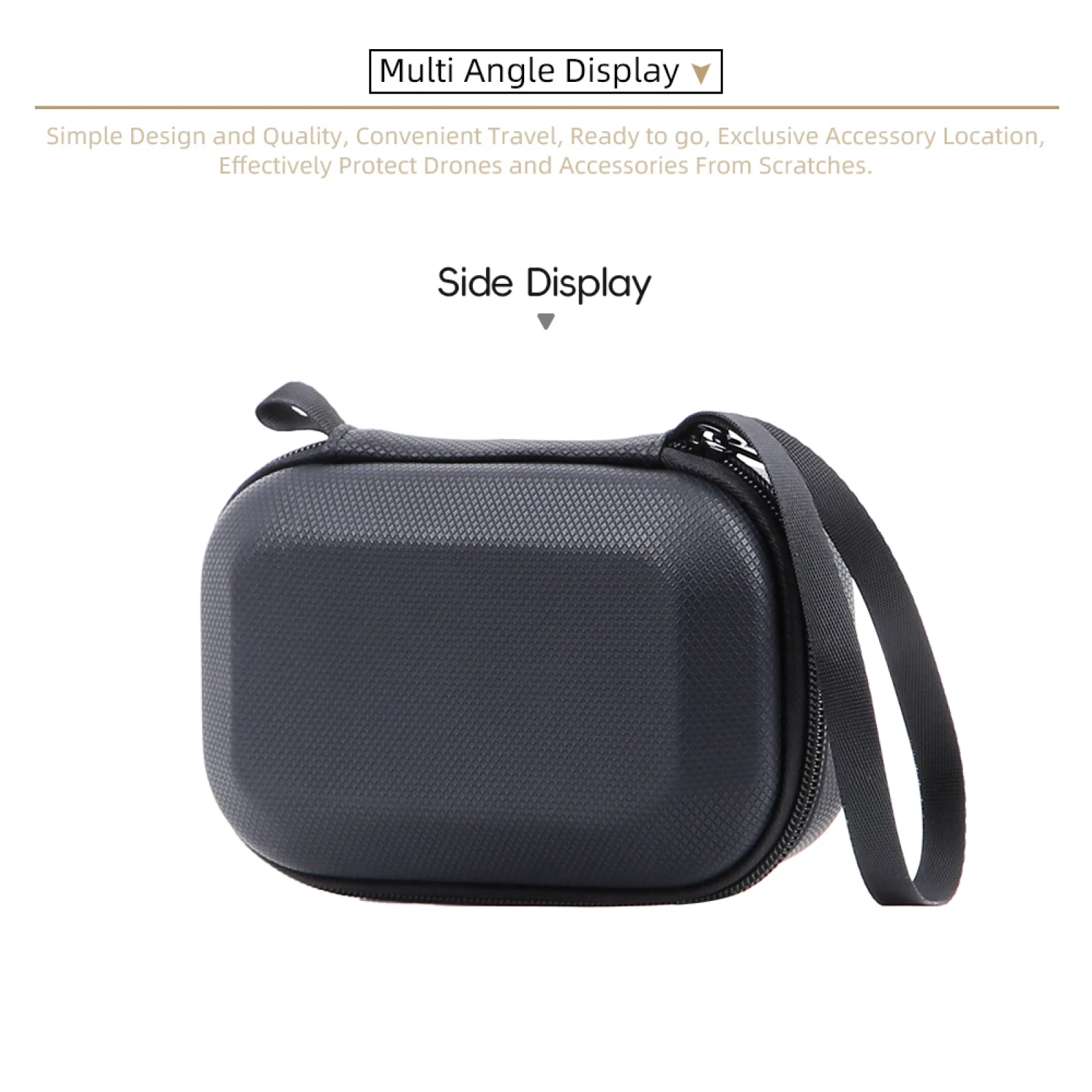 Storage Case With Integrated Liner Structure For DJI ACTION 6 PU Storage Case Pressure-resistant And Shockproof