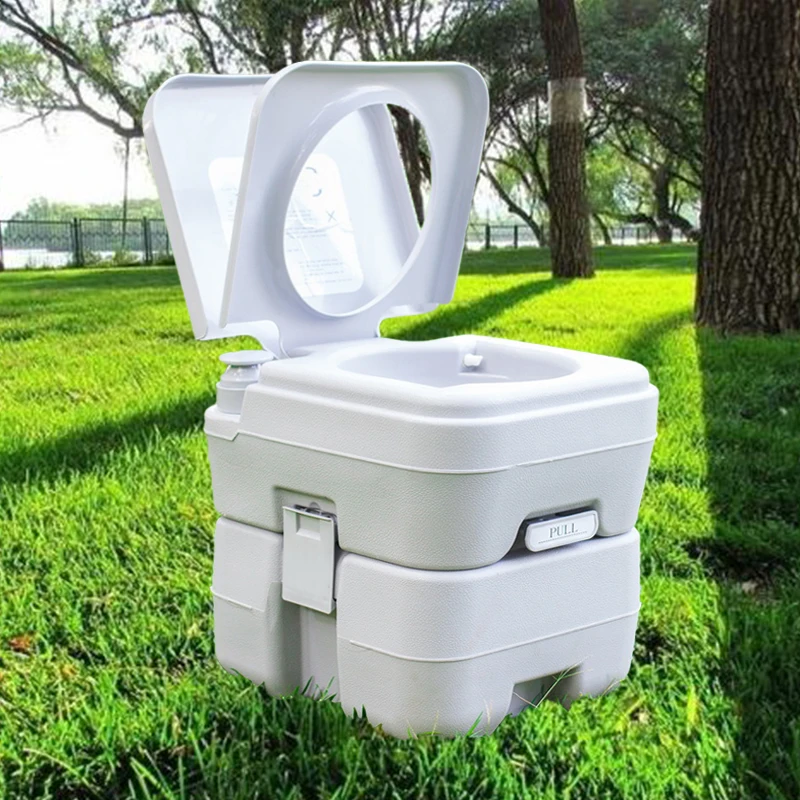 

20L Hot selling Customized Plastic Portable Car Toilet On-line portable toilet plastic outdoor mobile camping toilet for sales